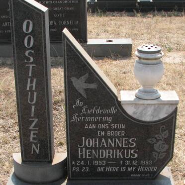 OOSTHUIZEN Johannes Hendrikus 1953-1983