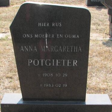 POTGIETER Anna Margaretha 1908-1983