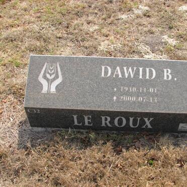ROUX Dawid B., le 1930-2000