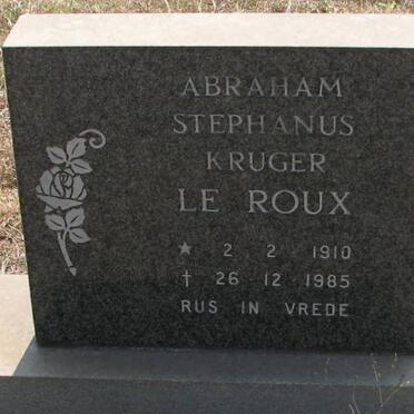 ROUX Abraham Stephanus Kruger, le 1910-1985
