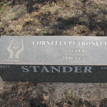 STANDER Cornelia Petronella 1944-1996