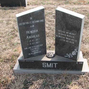 SMIT Hendrik Andreas 1927-1997