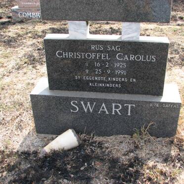 SWART Christoffel Carolus 1925-1991