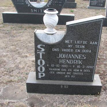 STOOP Johannes Hendrik 1910-1992