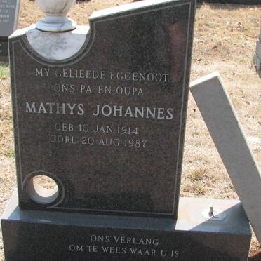 TALJAARD Mathys Johannes 1914-1987