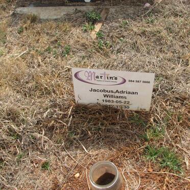 WILLIAMS Jacobus Adriaan 1983-2012
