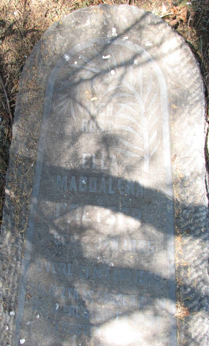 COETSER Ella Magdalena 1895-1909