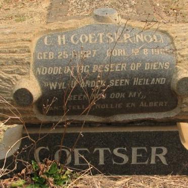 COETSER C.H. 1927-1961