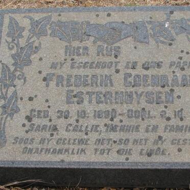 ESTERHUYZEN Frederik Coeraad 1890-1971