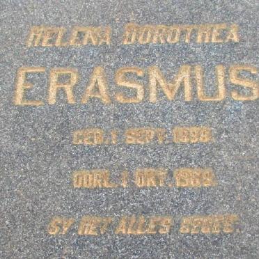 ERASMUS Helena Dorothea 1898-1968