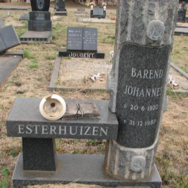 ESTERHUIZEN Barend Johannes 1920-1983