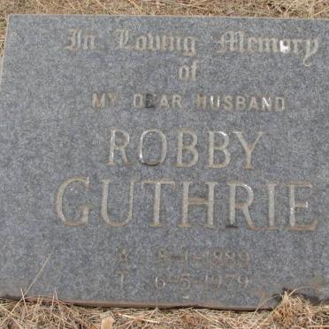GUTHRIE Robby 1889-1979