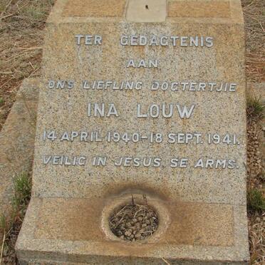 LOUW Ina 1940-1941