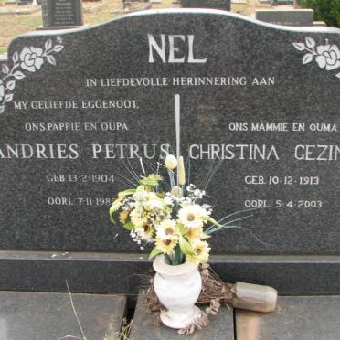 NEL Andries Petrus 1904-1985 &amp; Christina Gezina 1913-2003
