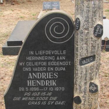 NIEUWENHUIZEN Andries Hendrik, van 1896-1970