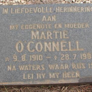 O'CONNELL Martie 1910-1982