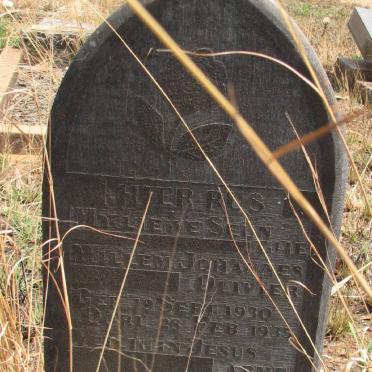 OLIVIER Willem Johannes 1930-1934