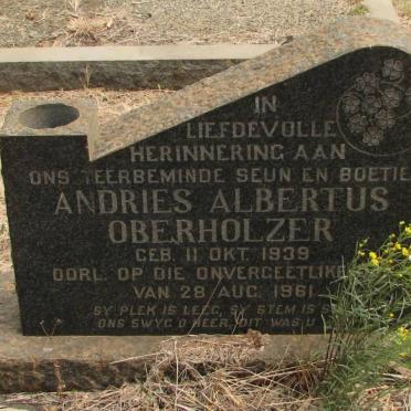 OBERHOLZER Andries Albertus 1939-1961