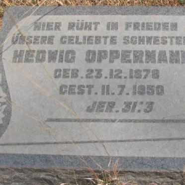 OPPERMANN Hedwig 1878-1950