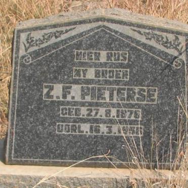PIETERSE Z.F. 1876-1956