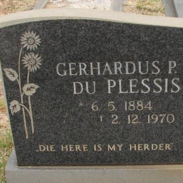 PLESSIS Gerhardus P.L., du 1884-1970