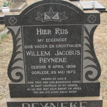 REYNEKE Willem Jacobus 1908-1973