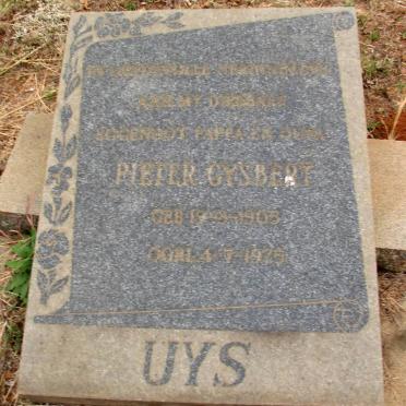 UYS Pieter Gysbert 1905-1975