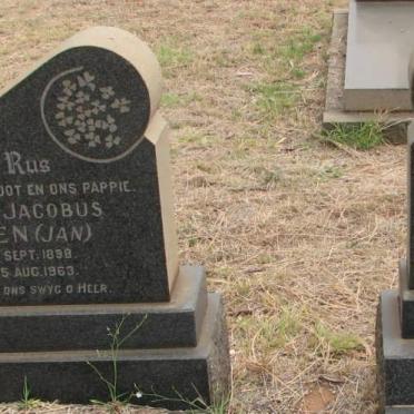 VILJOEN Johannes Jacobus 1898-1963 &amp; Anna Sophia 1912-1969