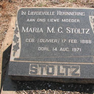 STOLTZ Maria M.C. nee OLIVIER 1888-1971