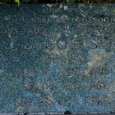 COETSER J.J. 1895-1967