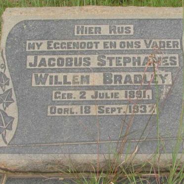 BRADLEY Jacobus Stephanes Willem 1891-1937