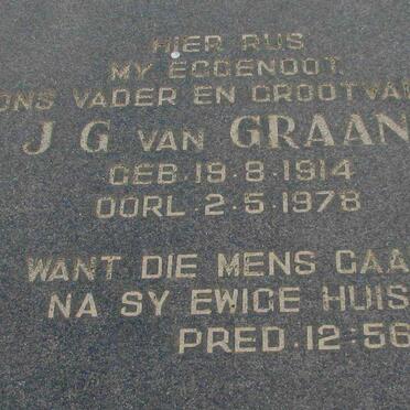 GRAAN J.G., van 1914-1978