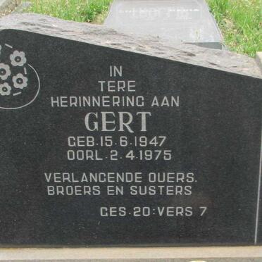 GROBLER Gert 1947-1975