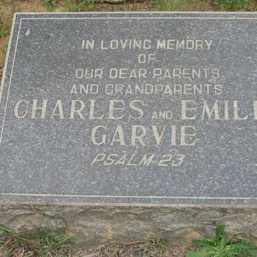 GARVIE Charles &amp; Emilie