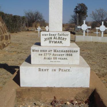 HYMAN John Albert -1908