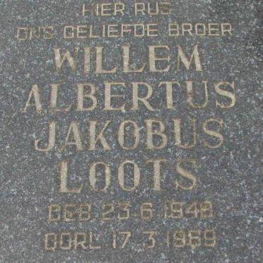 LOOTS Willem Albertus Jakobus 1948-1969