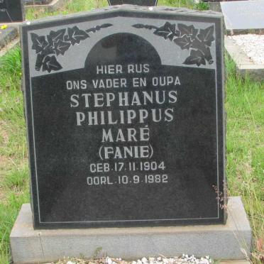 MARÉ Stephanus Philippus 1904-1982