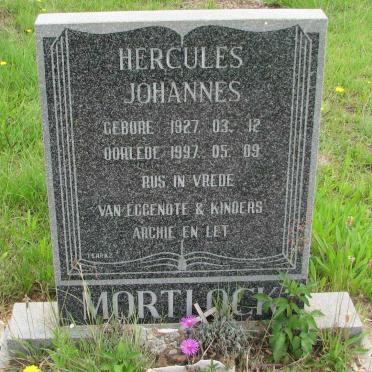 MORTLOCK Hercules Johannes 1927-1997