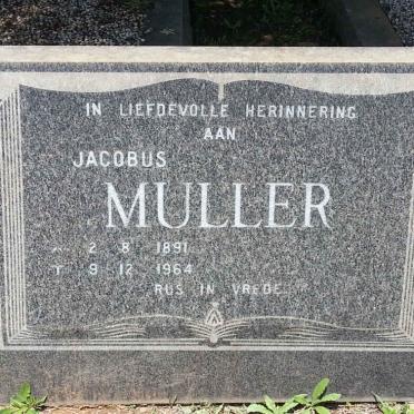 MULLER Jacobus 1891-1964