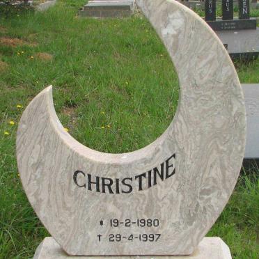 NIEKERK Christine, van 1980-1997