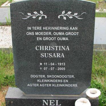 NEL Christina Susara 1913-2005