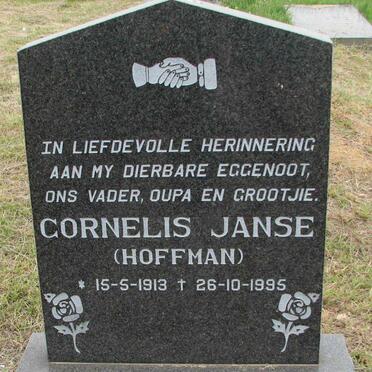 NIEKERK Cornelis Janse, van 1913-1995
