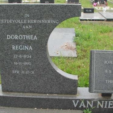 NIEKERK Johannes Wilhelmus, van 1935-2009 &amp; Dorothea Regina 1934-1990 :: VAN NIEKERK Johan -1959 :: VAN NIEKERK Thea -1959