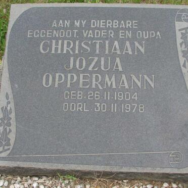 OPPERMAN Christiaan Jozua 1904-1978