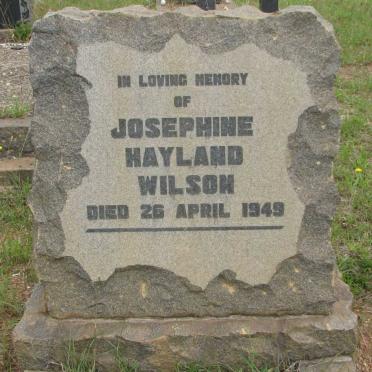 WILSON Josephine Hayland -1949