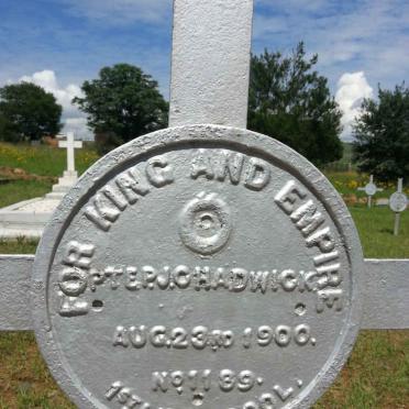 CHADWICK P.J. -1900