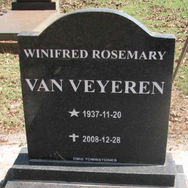 VEYEREN Winifred Rosemary, van 1937-2008