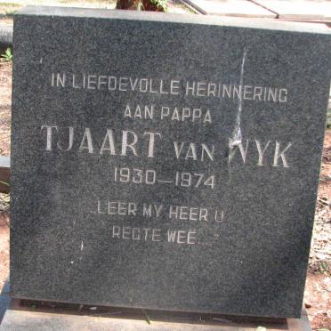 WYK Tjaart, van 1930-1974