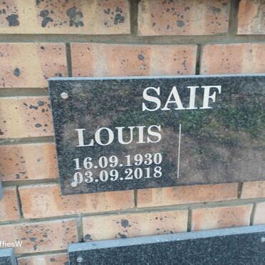 SAIF Louis 1930-2018