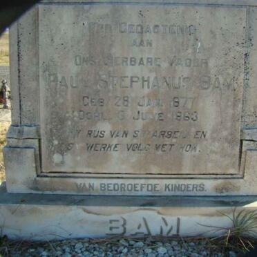 BAM Paul Stephanus 1877-1963